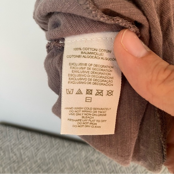 Free People Floral Tie Front Embellished Tank Top Size Large - Picture 6 of 7